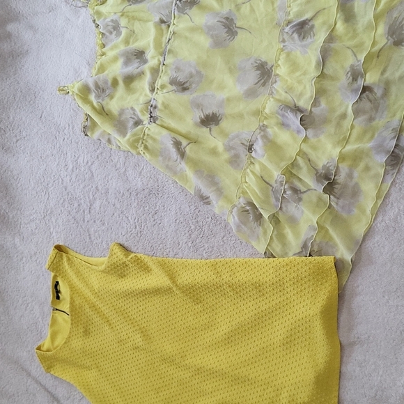 Tiana B. Dresses Two Beautiful Yellow Dresses Size Xl Poshmark